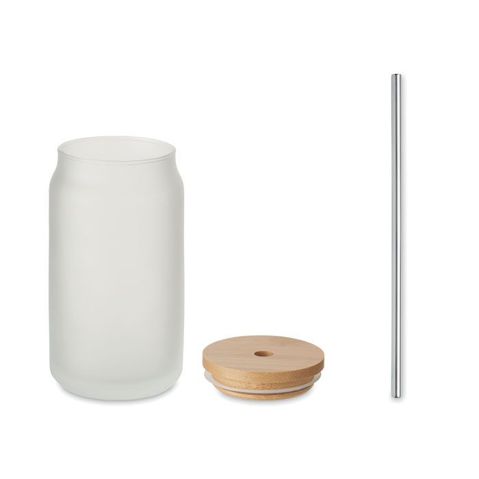 Trinkglas Subli 400ml JARBLIM - transparent weiß-416
