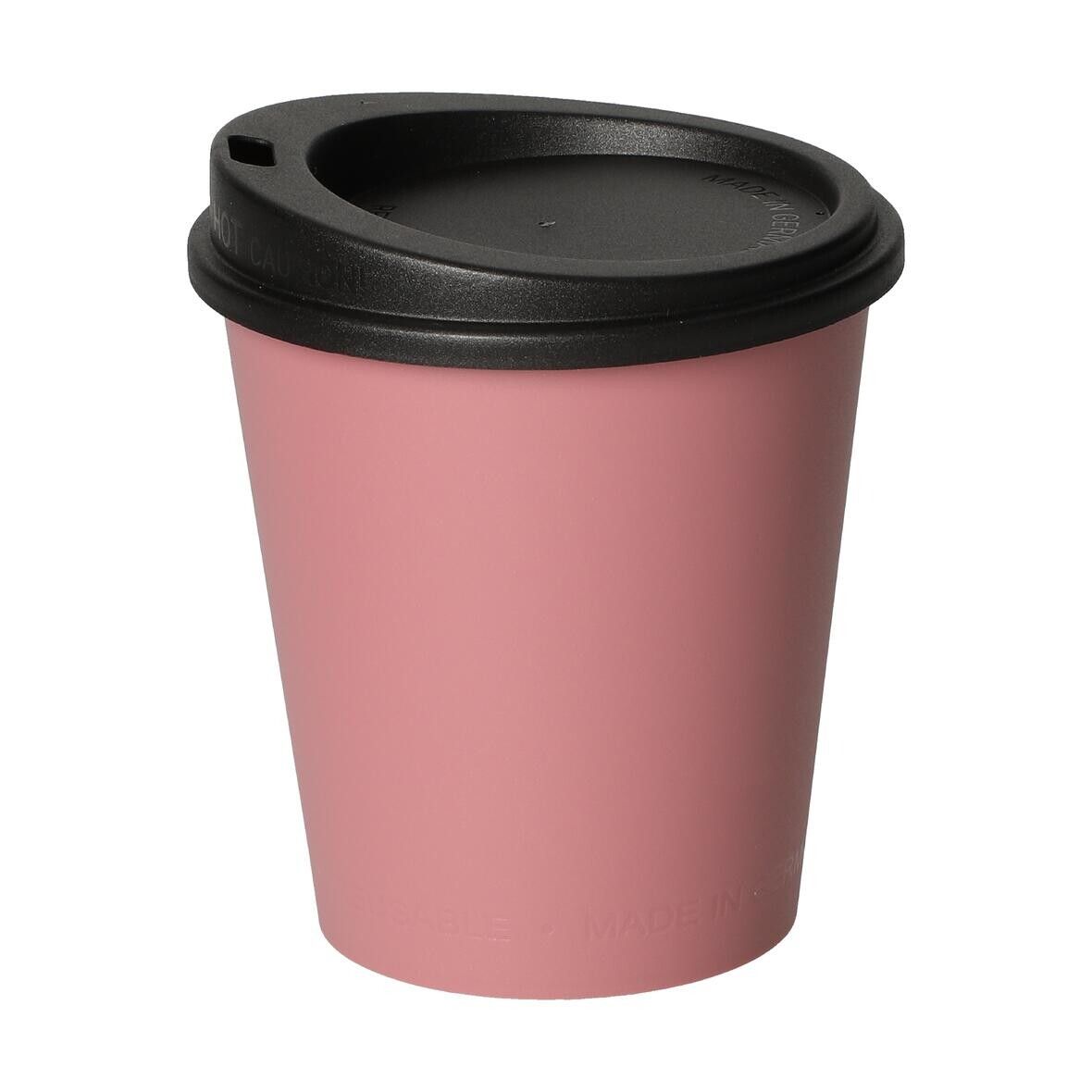 Kaffeebecher ToGo, 0,2 l - behagliches blau - schwarz-812