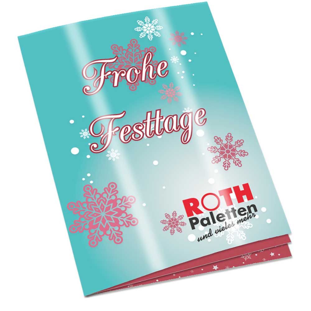Rezeptbuch-Set "Weihnachten" - Set mit 1-c Logoeindruck-86
