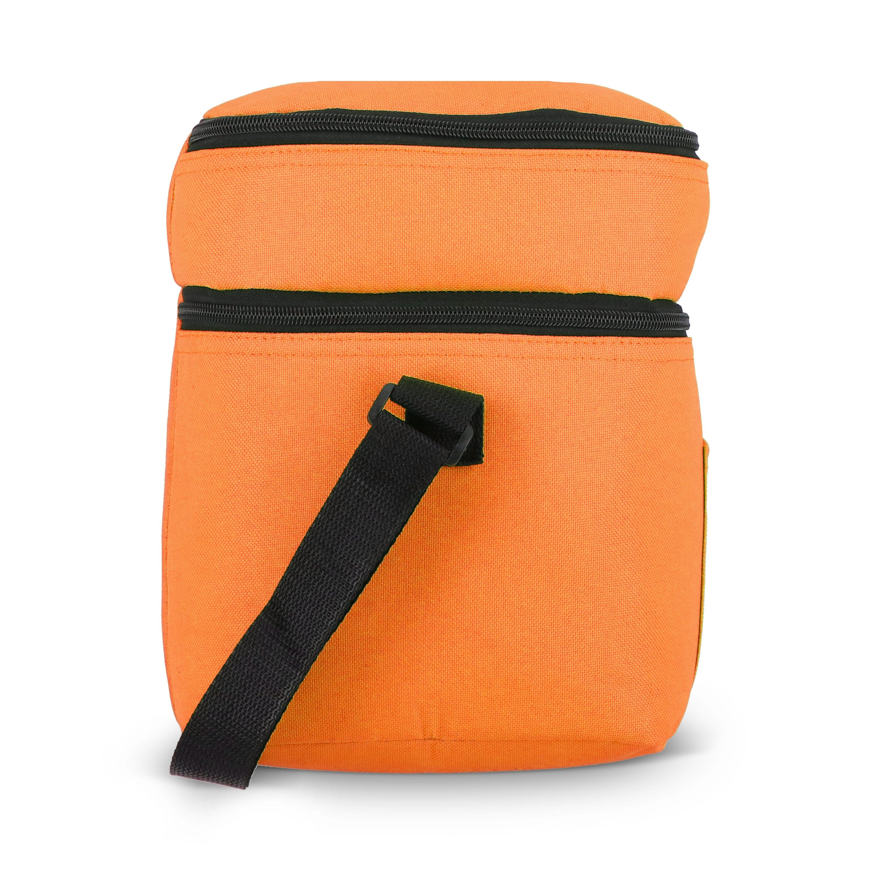 R-PET 600D Doppelfach-Kühltasche 30 x 20 x 25cm 12L - orange-579