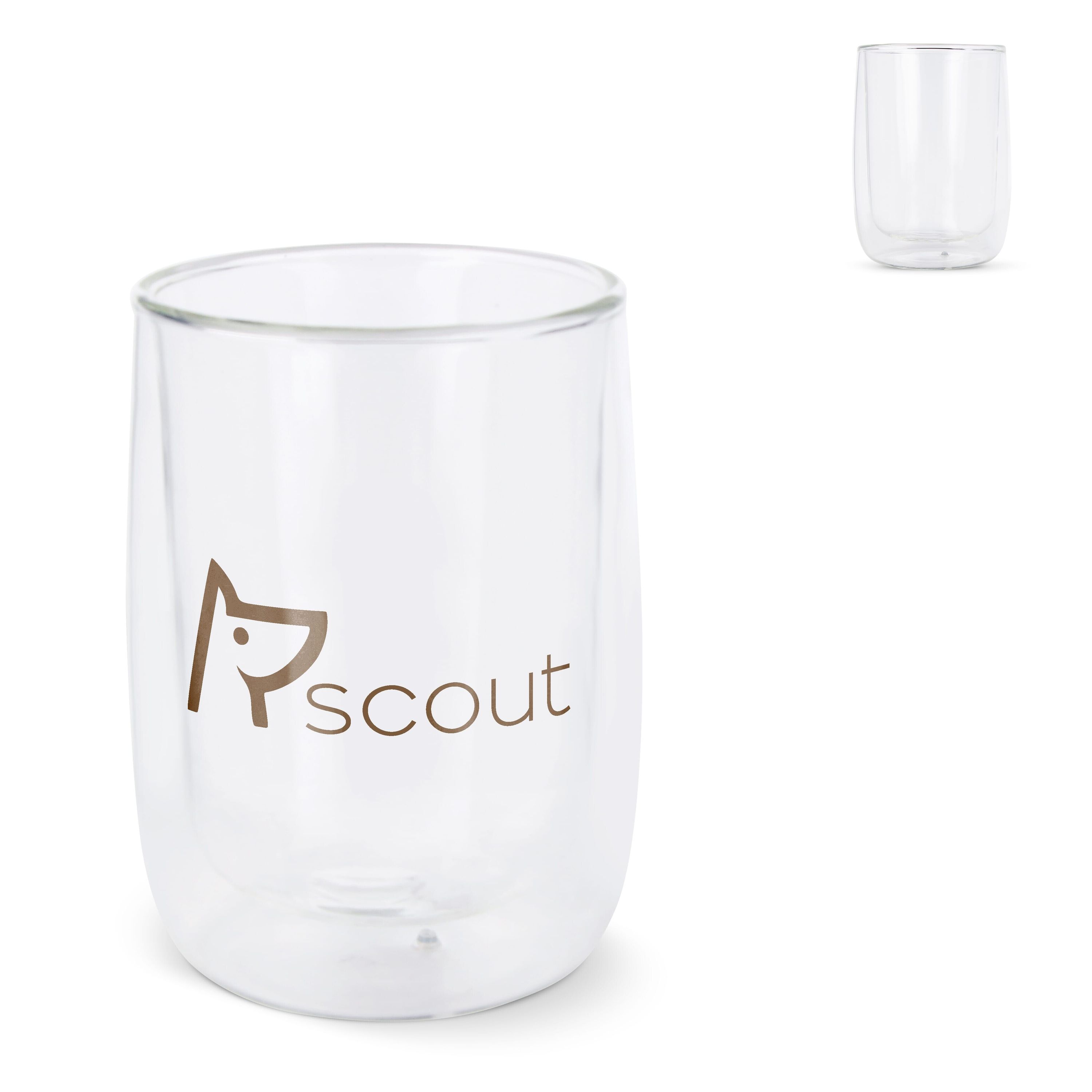 Doppelwandiges Kaffeeglas Marian 320 ml - transparent-134