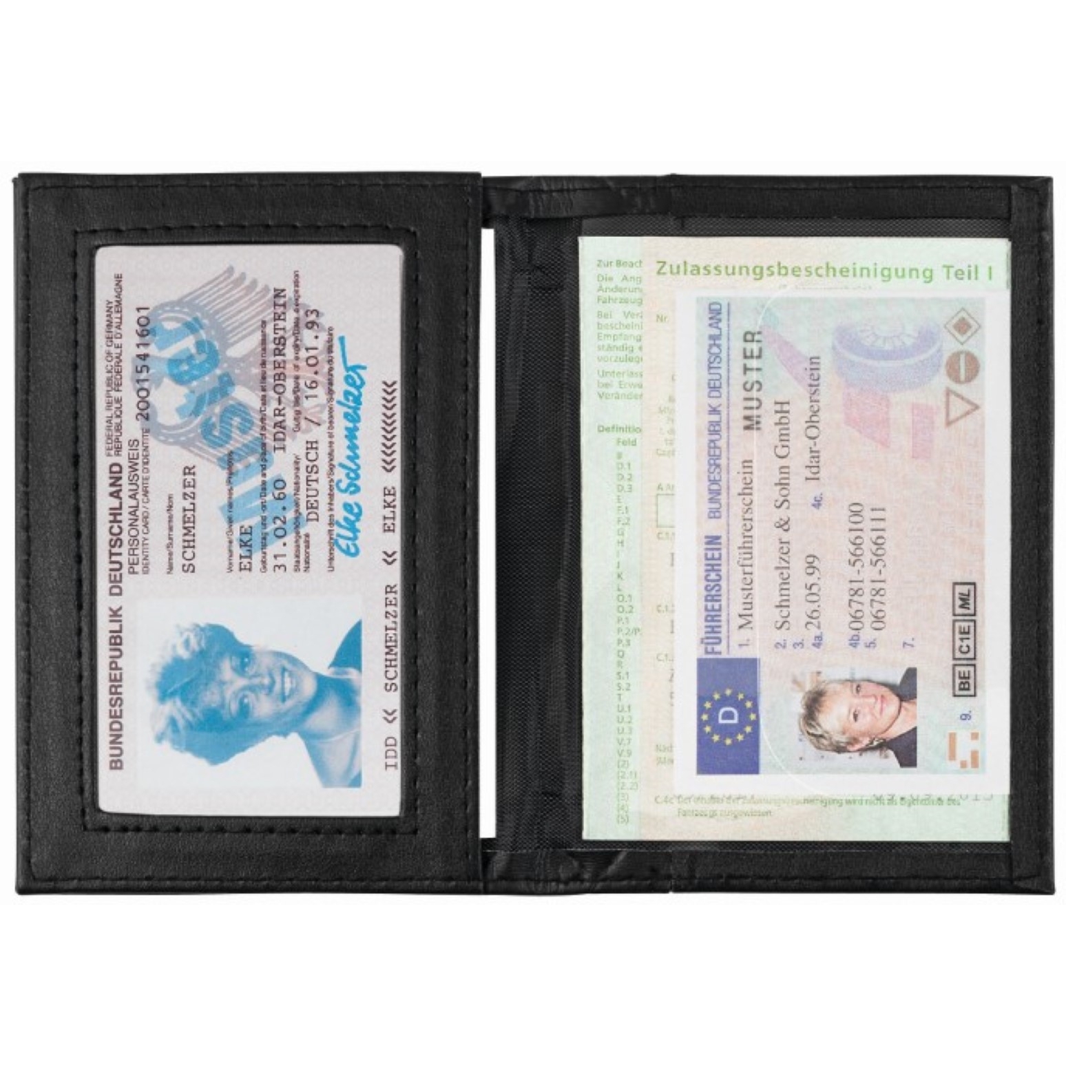 CreativDesign® Ausweistasche "GranTourismo" - schwarz-832