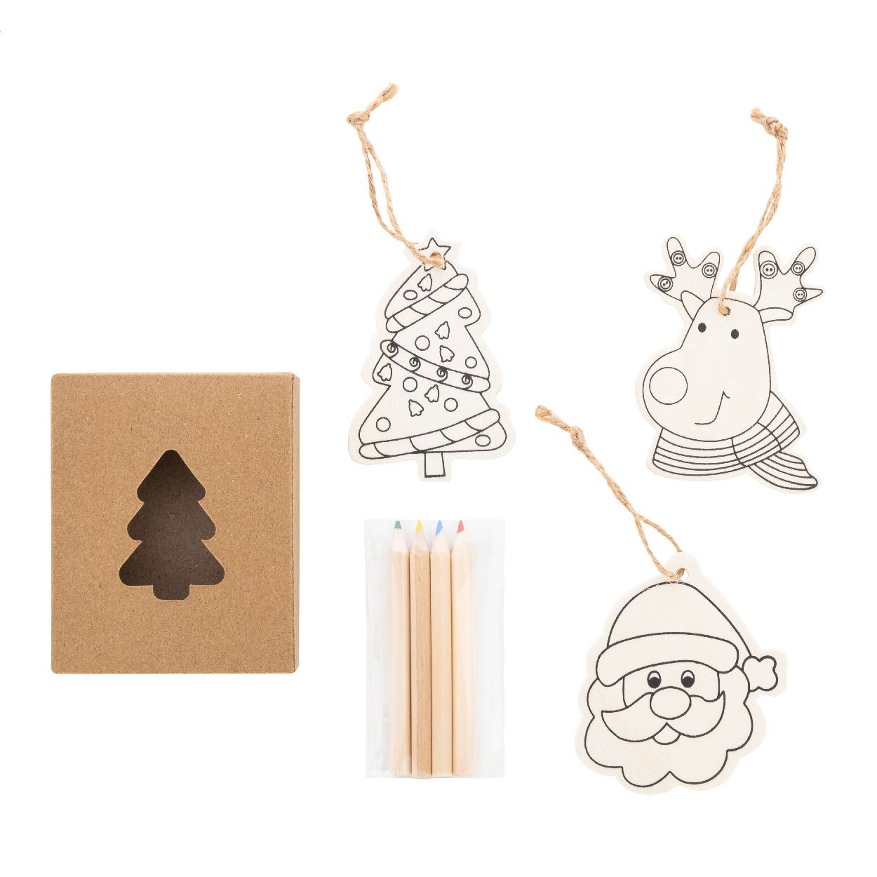 Oppland Christbaumschmuck zum Ausmalen - natur-711