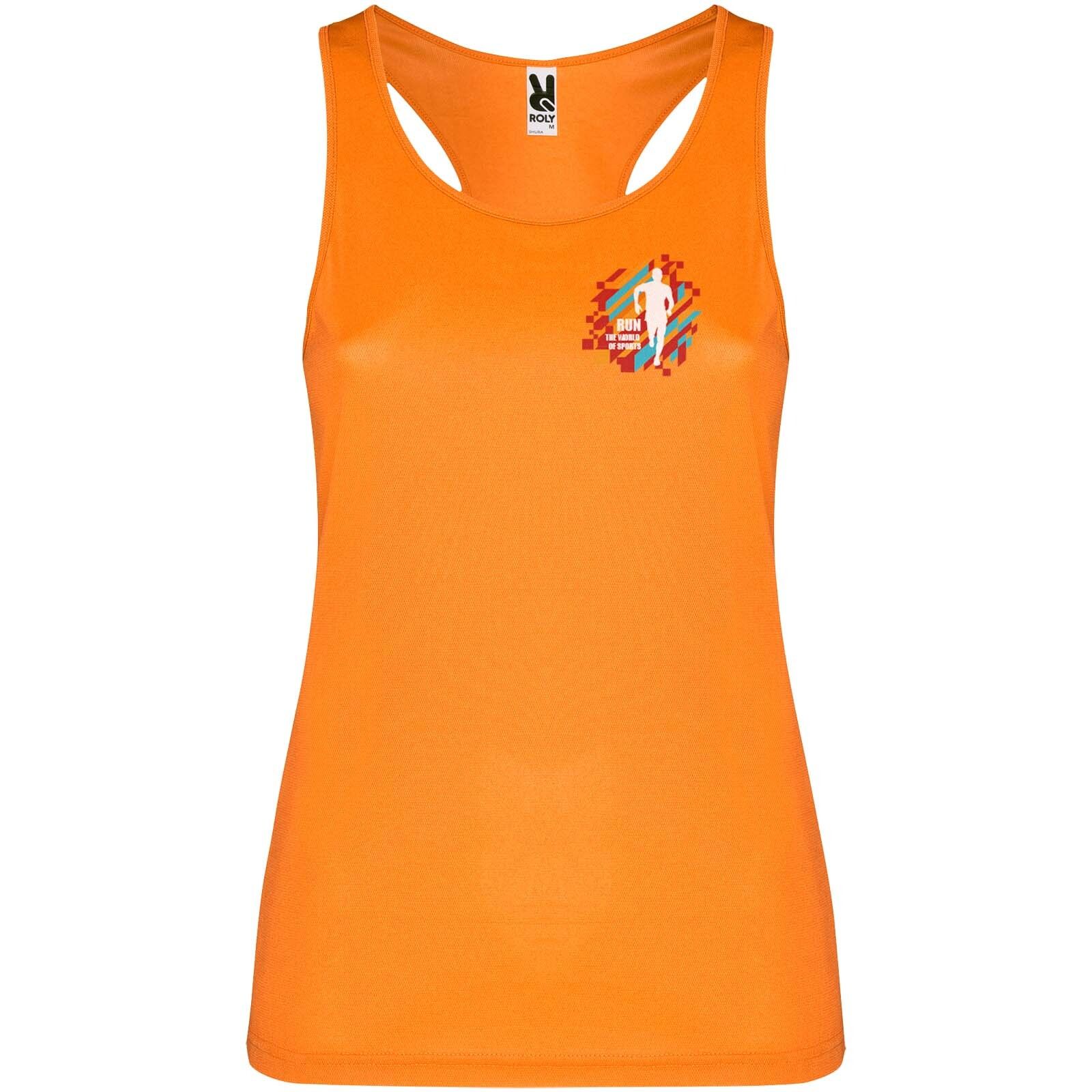 Schura Sport Top für Damen - fluororange - M-377