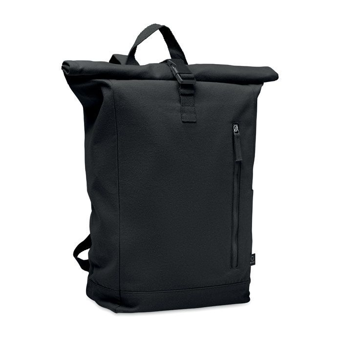 Rolltop-Rucksack 390 g/m² KAMET - schwarz-743