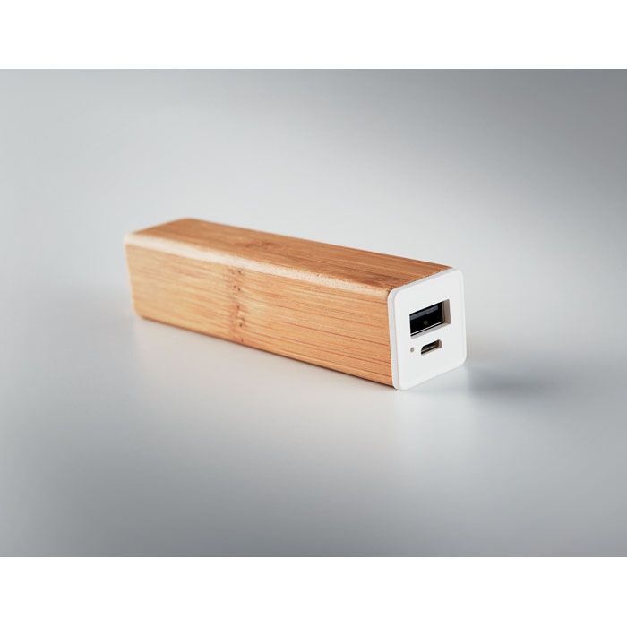 Powerbank 2200 mAh Bambus POWERBAM - holz-674