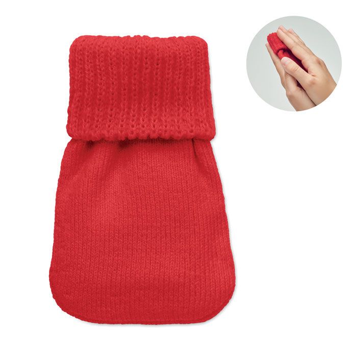 Gel-Wärmekissen mit Bezug WARMMUFF - rot-738