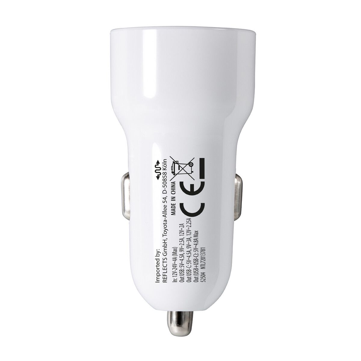 USB-C & USB Autoladegerät VALLEJO - weiß-16