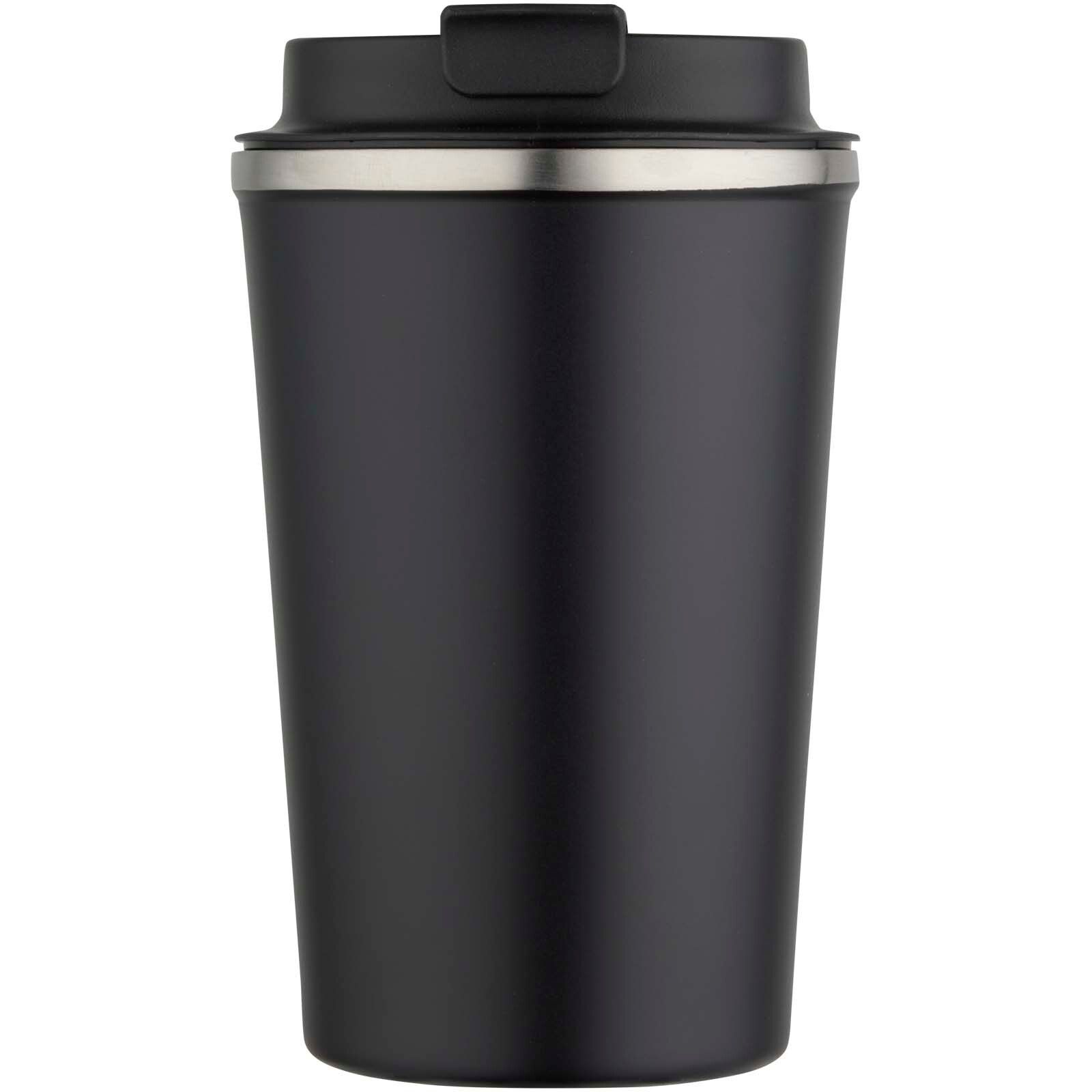 Newport 350 ml doppelwandiger, vakuumisolierter Becher aus Edelstahl  - schwarz-839