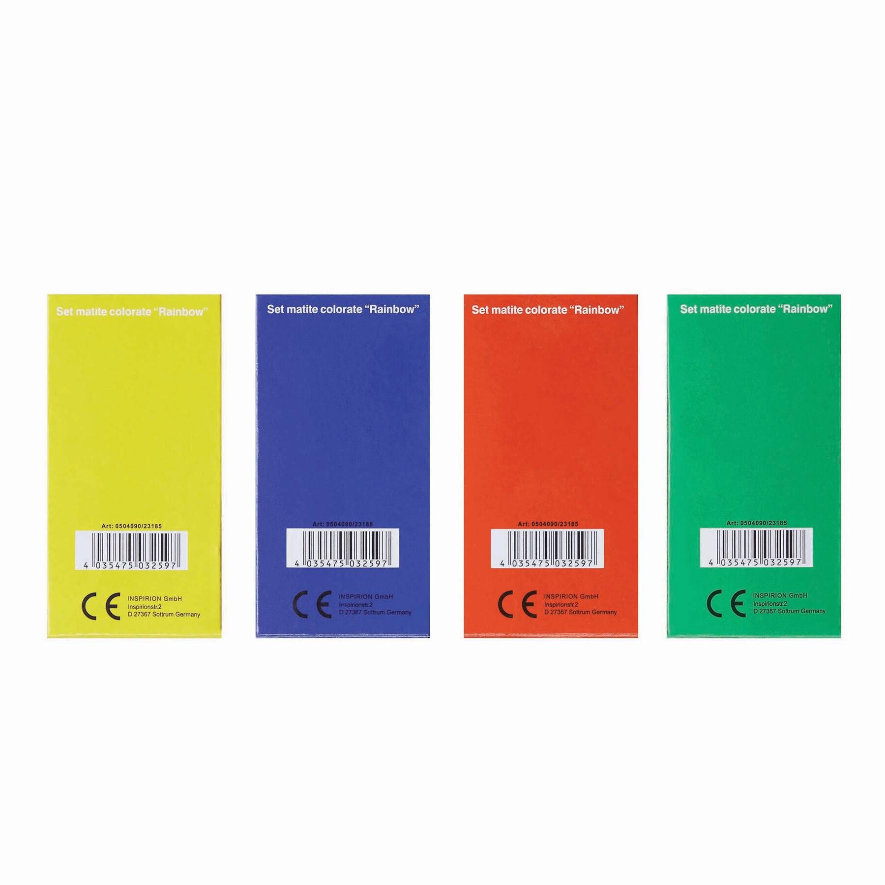 Buntstifte-Set RAINBOW, 4-fach sortiert - bunt-95