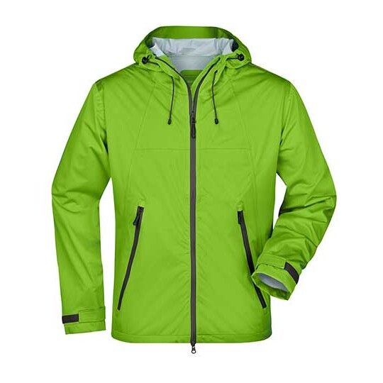 Men´s Outdoor Jacket - spring green - iron grey-143