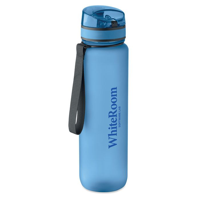 Sport-Trinkflasche RPET 1L ISFORDEN MARK - transparent hellblau-116