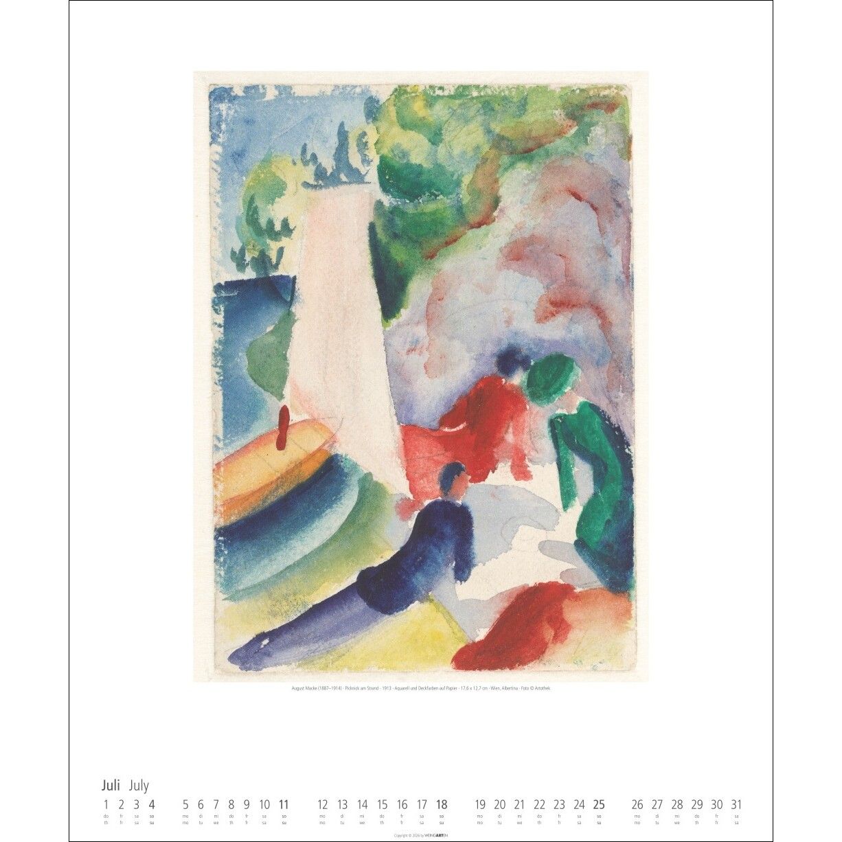 Der Blaue Reiter - Kunst & Kultur Kalender-512
