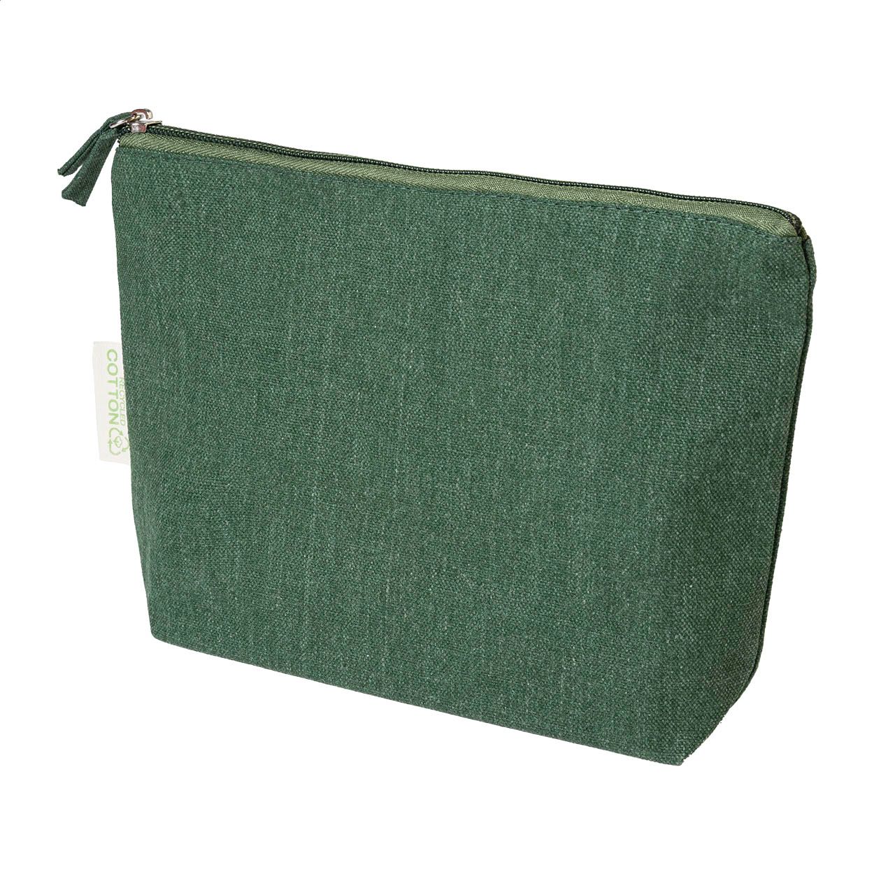 Cospex Kosmetiktasche aus recycelter Baumwolle - grün-722