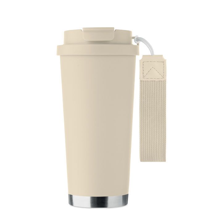 Doppelwandiger Trinkbecher 500m TOPAZ LARGE - beige-319