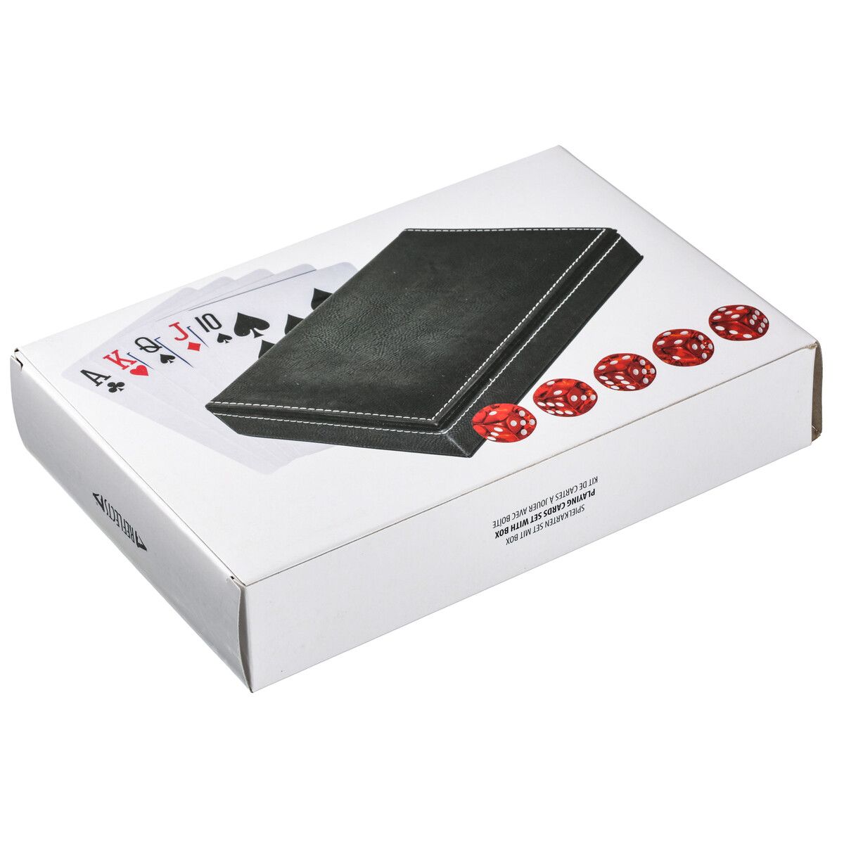 Spielkarten-Set mit Box RE98-SALAMINA - schwarz-507