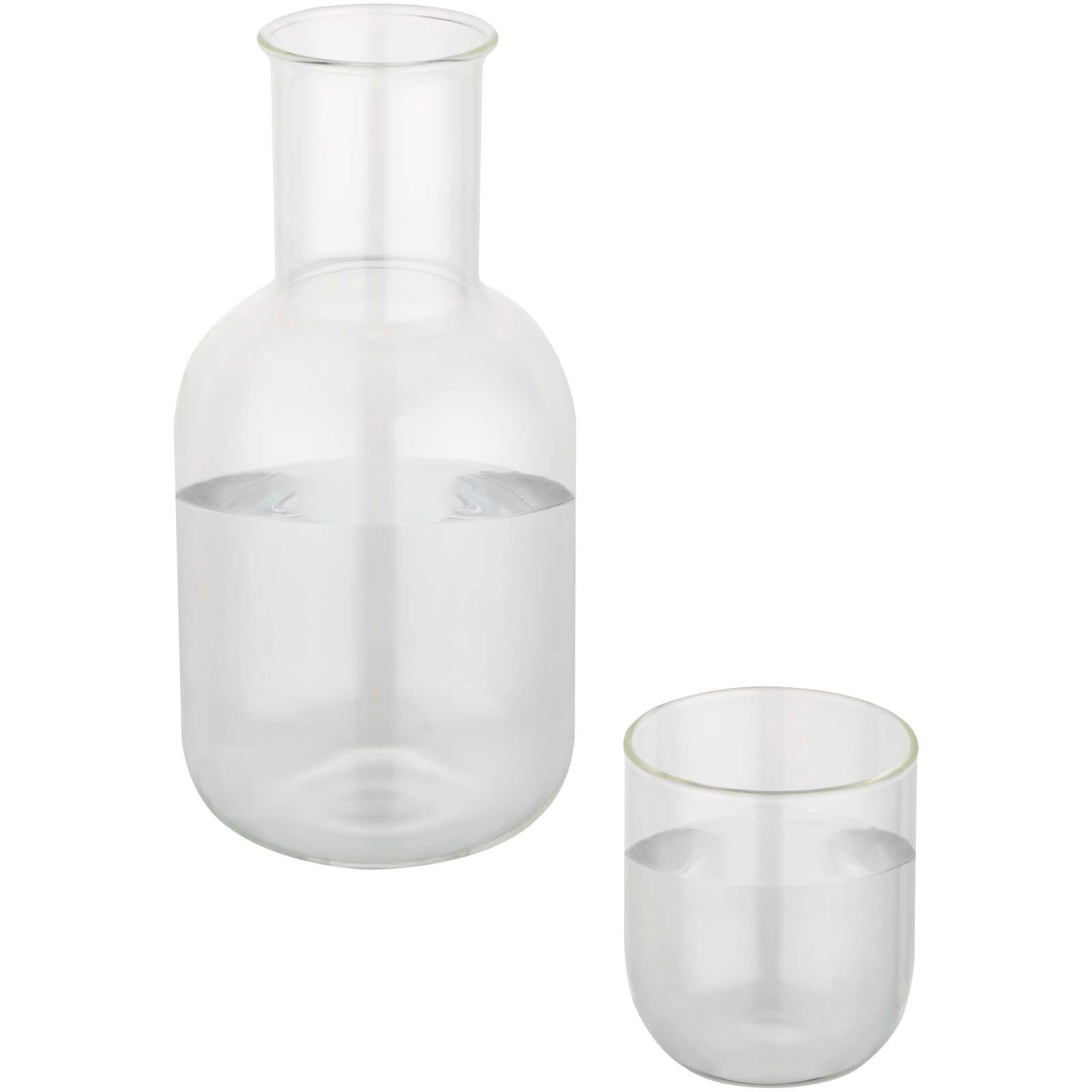 Amelie Set aus Glaskaraffe und Tasse - transparent-859