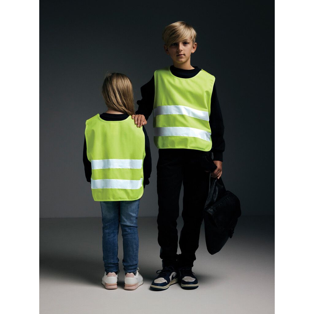 Sicherheitsweste aus GRS recyceltem PET 7-12 Jahre - gelb-74