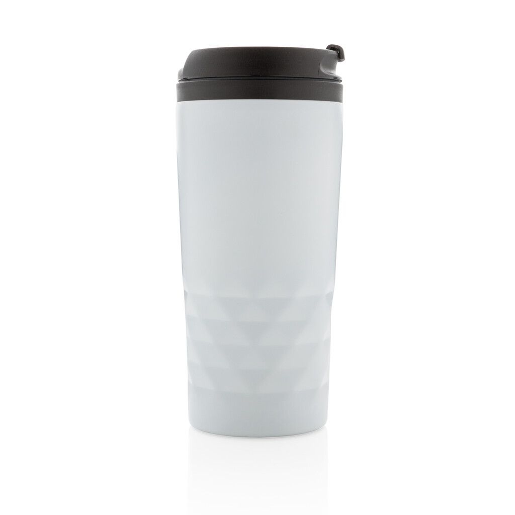 Geometrischer Becher - weiß-330