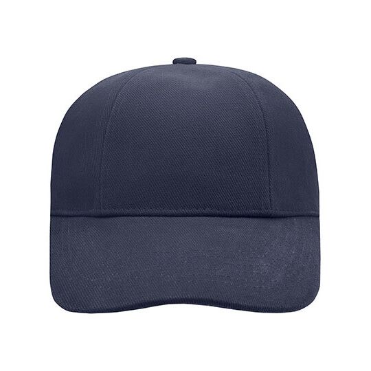 Turned 6 Panel Cap Laminated - navy-188