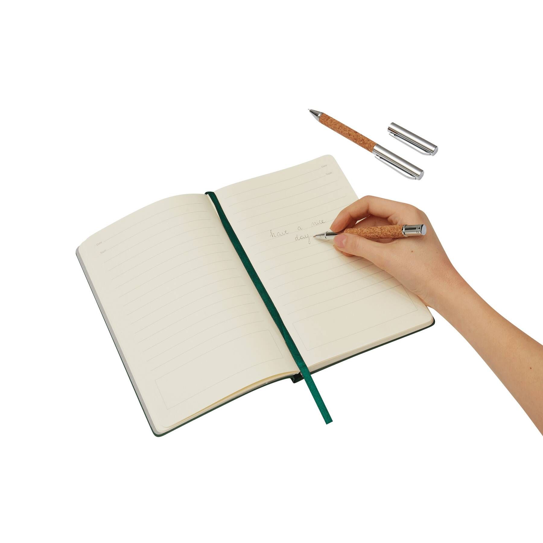 Schreibset CORK SIGNATURE - braun - silber-45