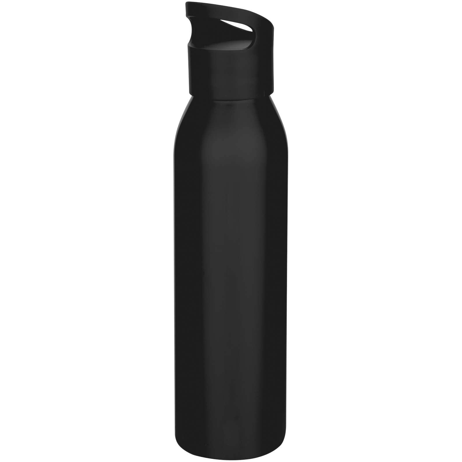Sky 650 ml RCS-zertifizierte, einwandige Trinkflasche aus recyceltem Edelstahl - schwarz-140