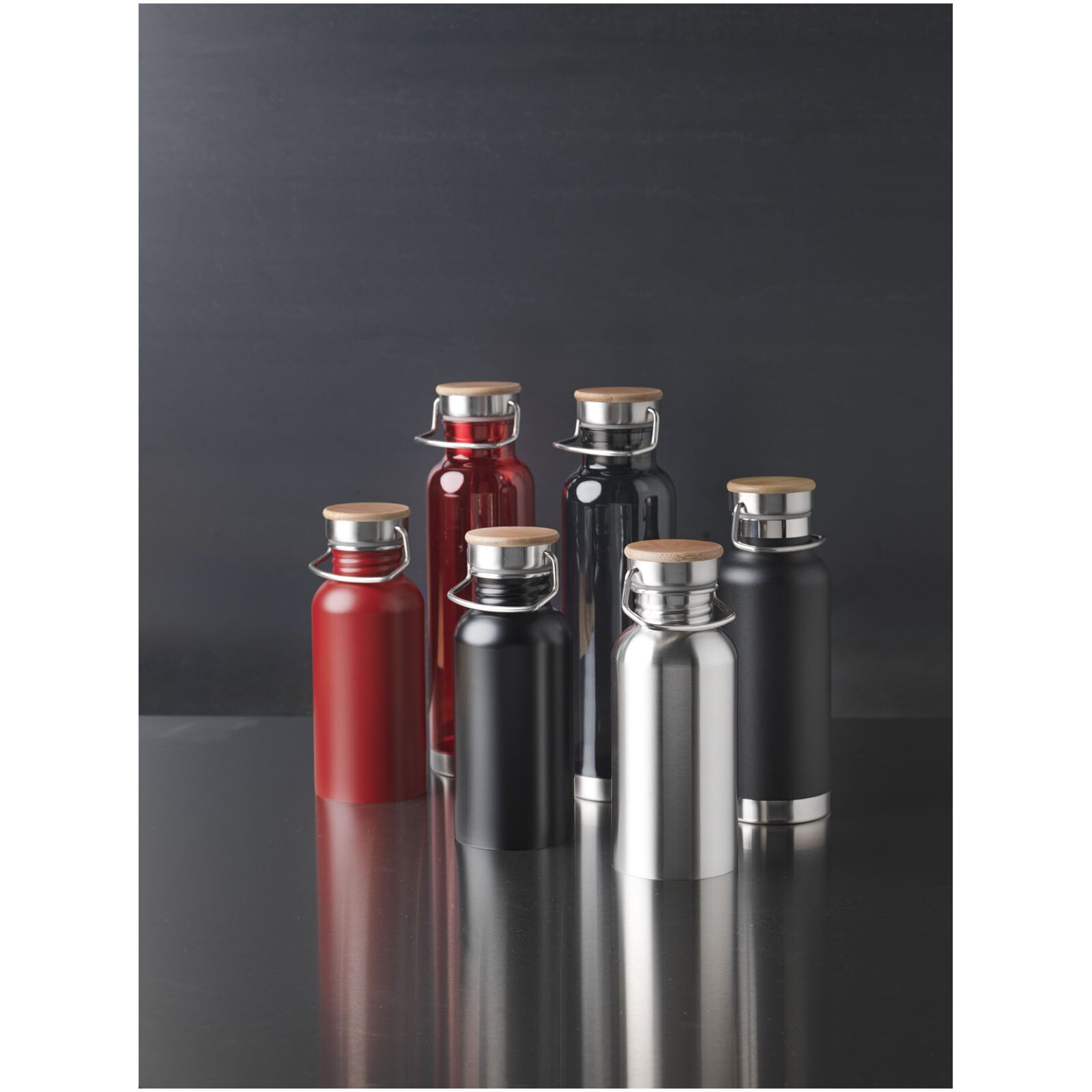 Thor 480 ml Kupfer-Vakuum Isolierflasche - schwarz-21