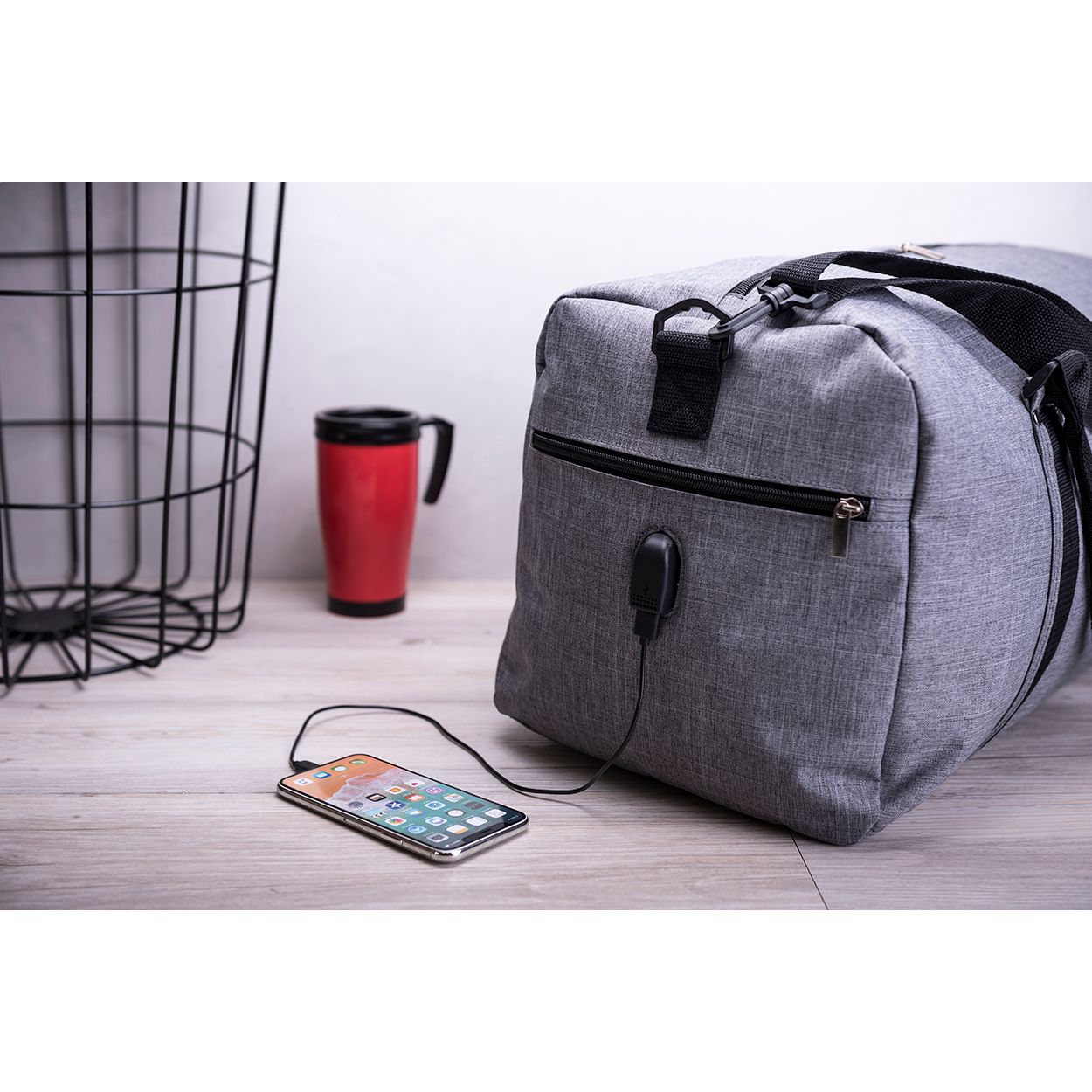 Cutler Sporttasche - aschgrau-437