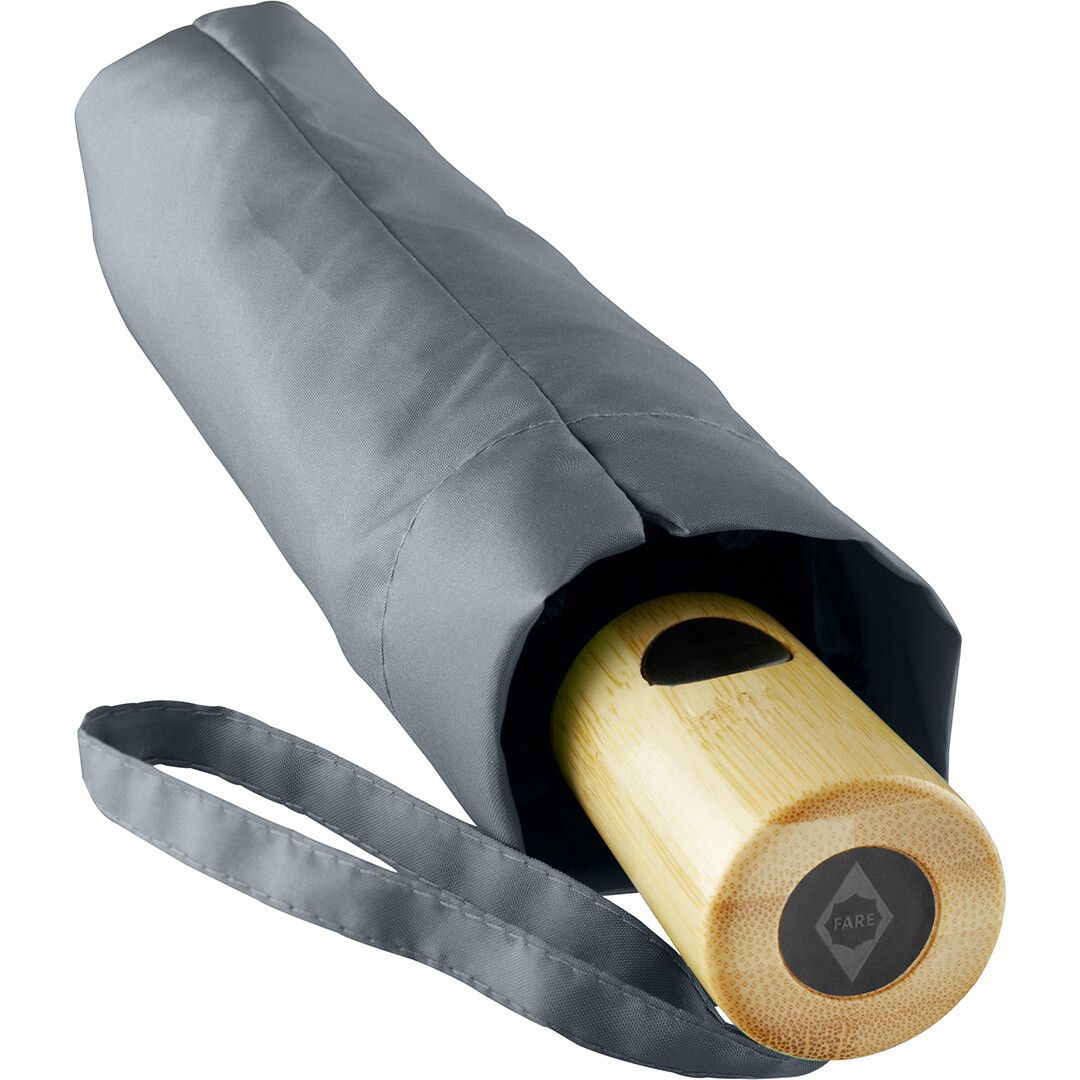 AOC-Taschenschirm ÖkoBrella mit waterSAVE® Bezug Ø98 cm - grau-941