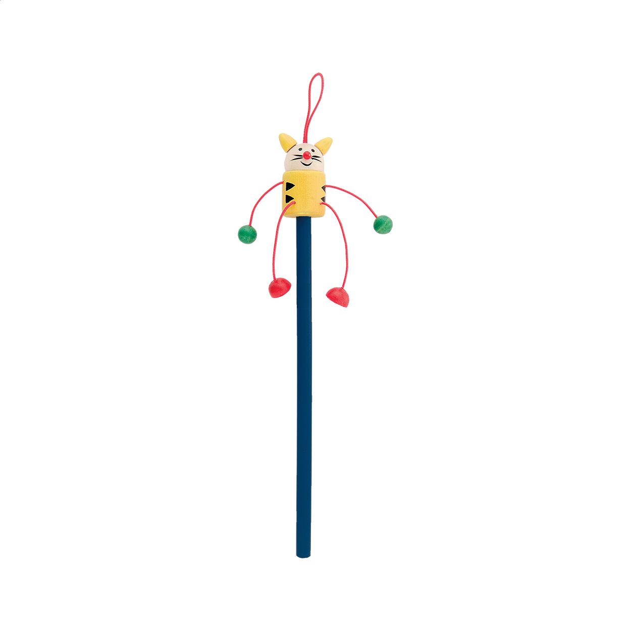 Bleistift Katze Farm - blau - gelb-365
