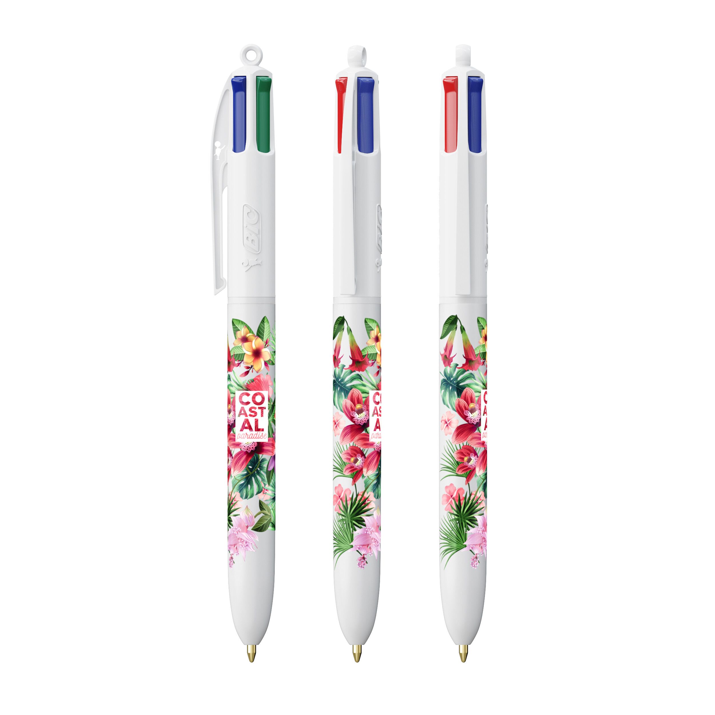 BIC® 4 Colours® Kugelschreiber - weiß-619