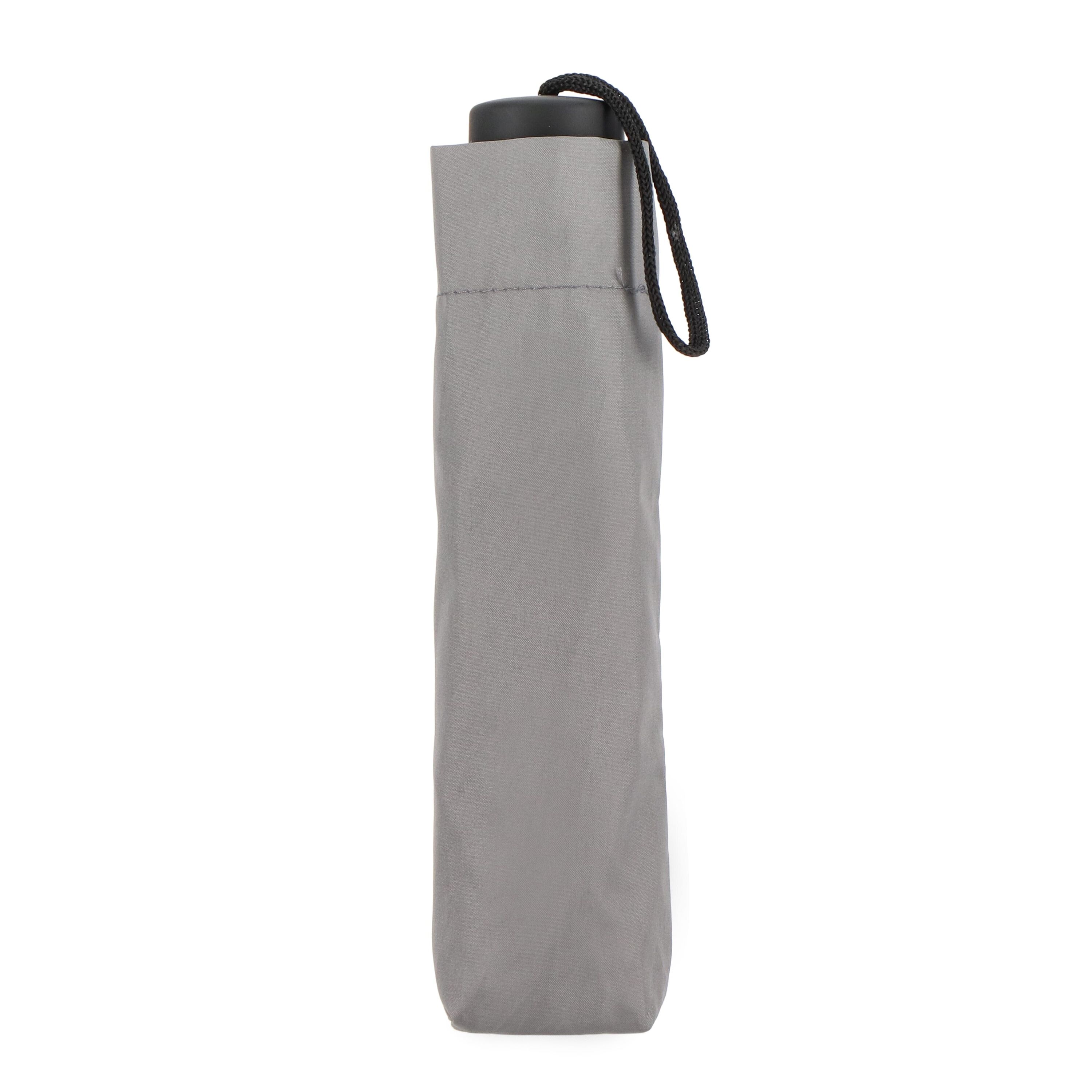 Congo 190T Pongee 21 Faltbarer Regenschirm - grau-756