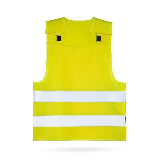 Children´s Safety Poncho with anti-strangulation system “Koge” - signal yellow-68