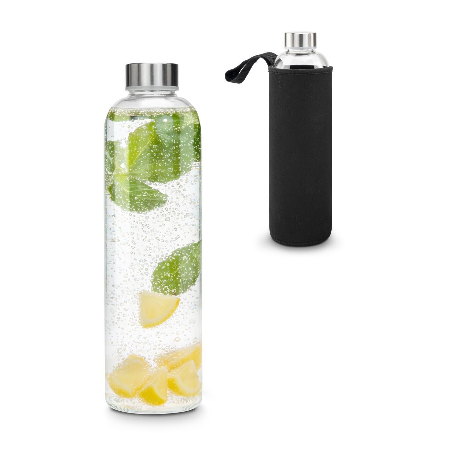 ROMINOX® Glaskaraffe Pura 1.000 ml, auch für Kohlensäure geeignet-483