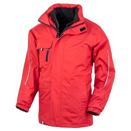 3-in-1 Transit Jacket With Printable Softshell Inner - red-882