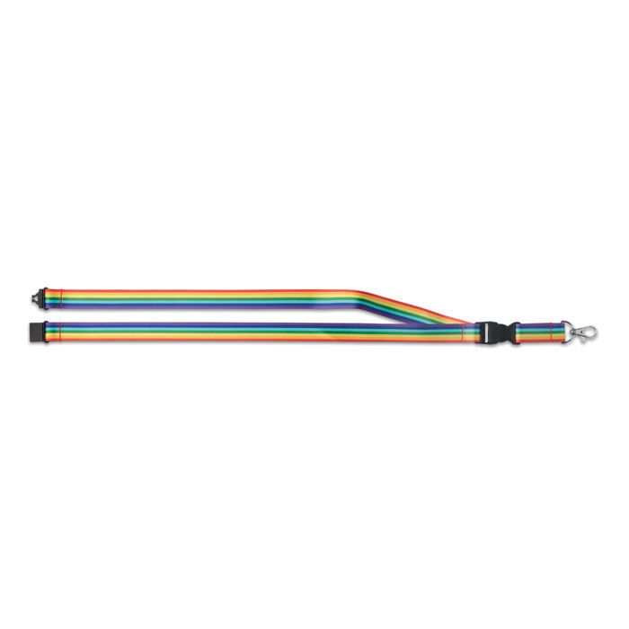 Regenbogen Lanyard RPET BOWYARD - multicolour-879