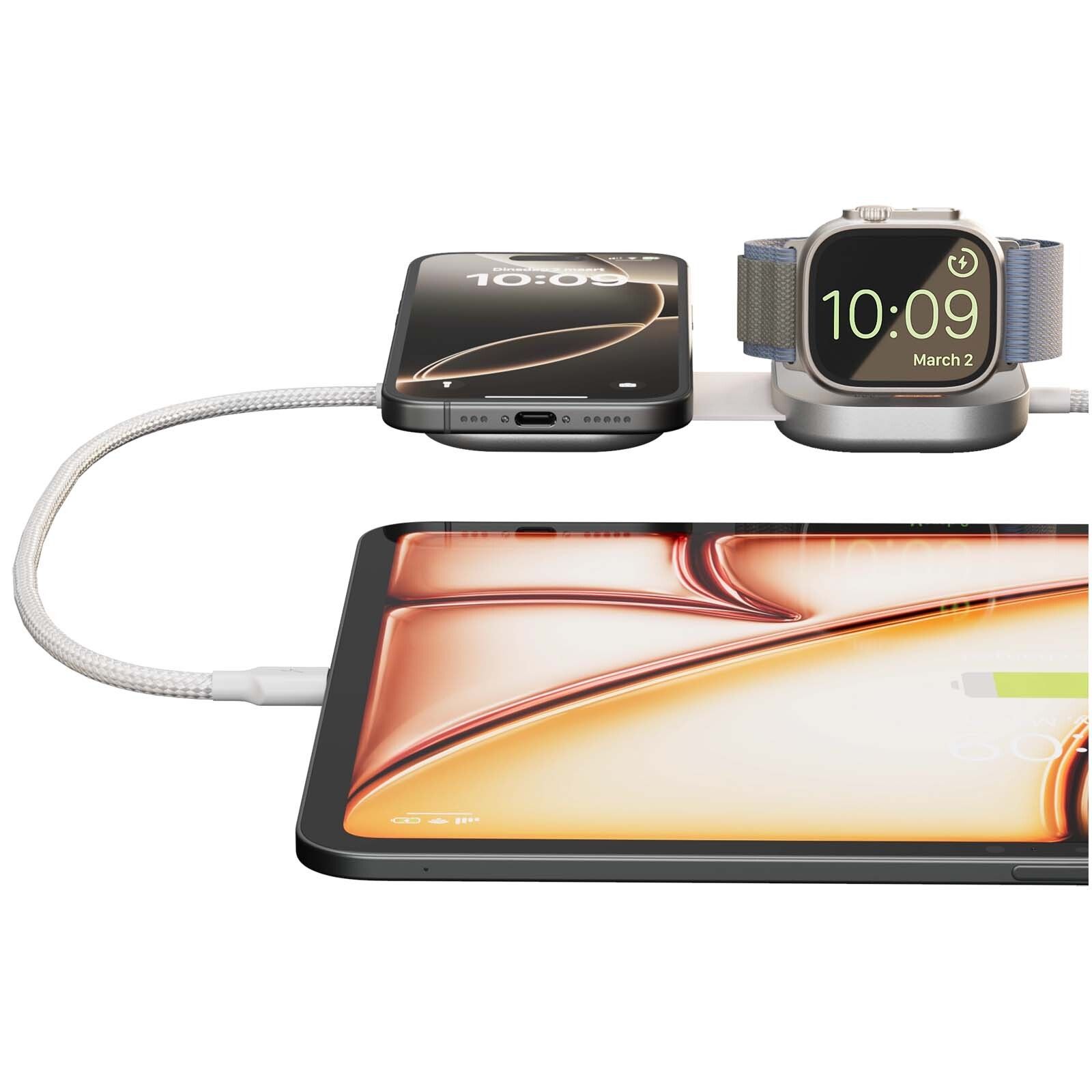 Zens Pro 3 140 W, USB-C, 3 in 1 Ladekabel - weiss-771
