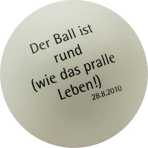 Werbe-Tischtennisball Timo - weiß-517