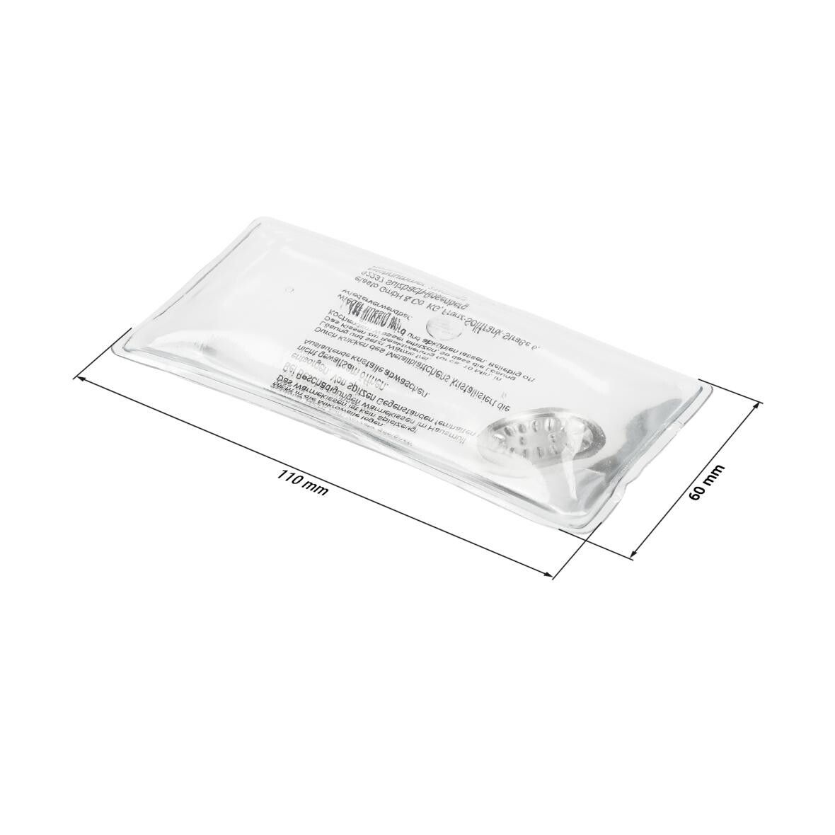 Gel-Wärmekissen Rechteck - transparent-118