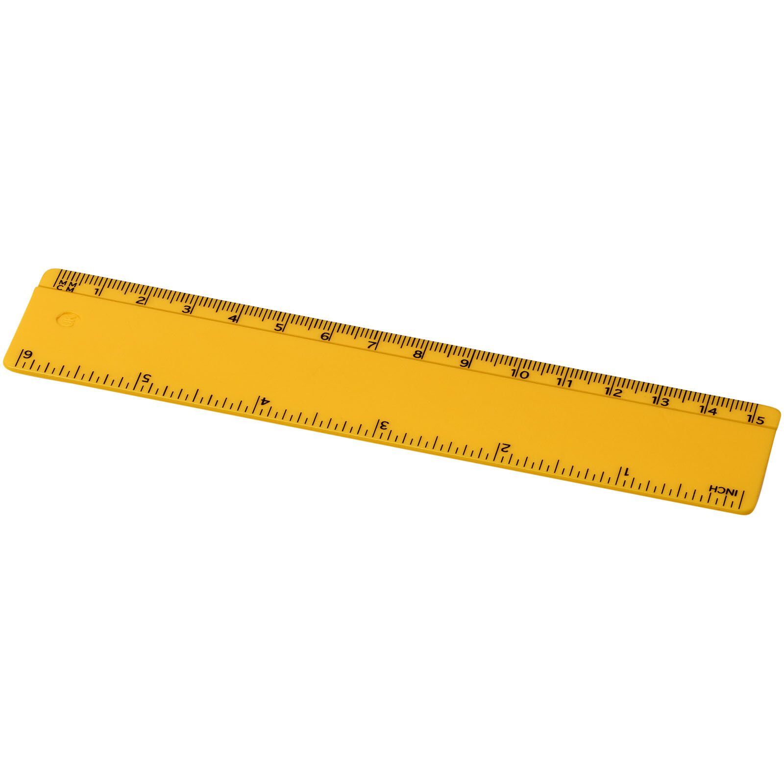 Renzo 15 cm Kunststofflineal - gelb-399