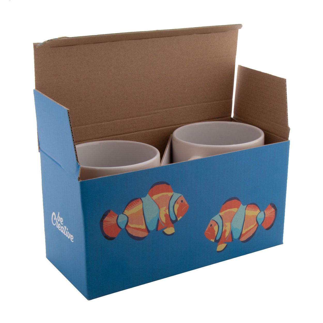 CreaBox Mug Double Individuelle Doppel-Tassenbox - weiß-920