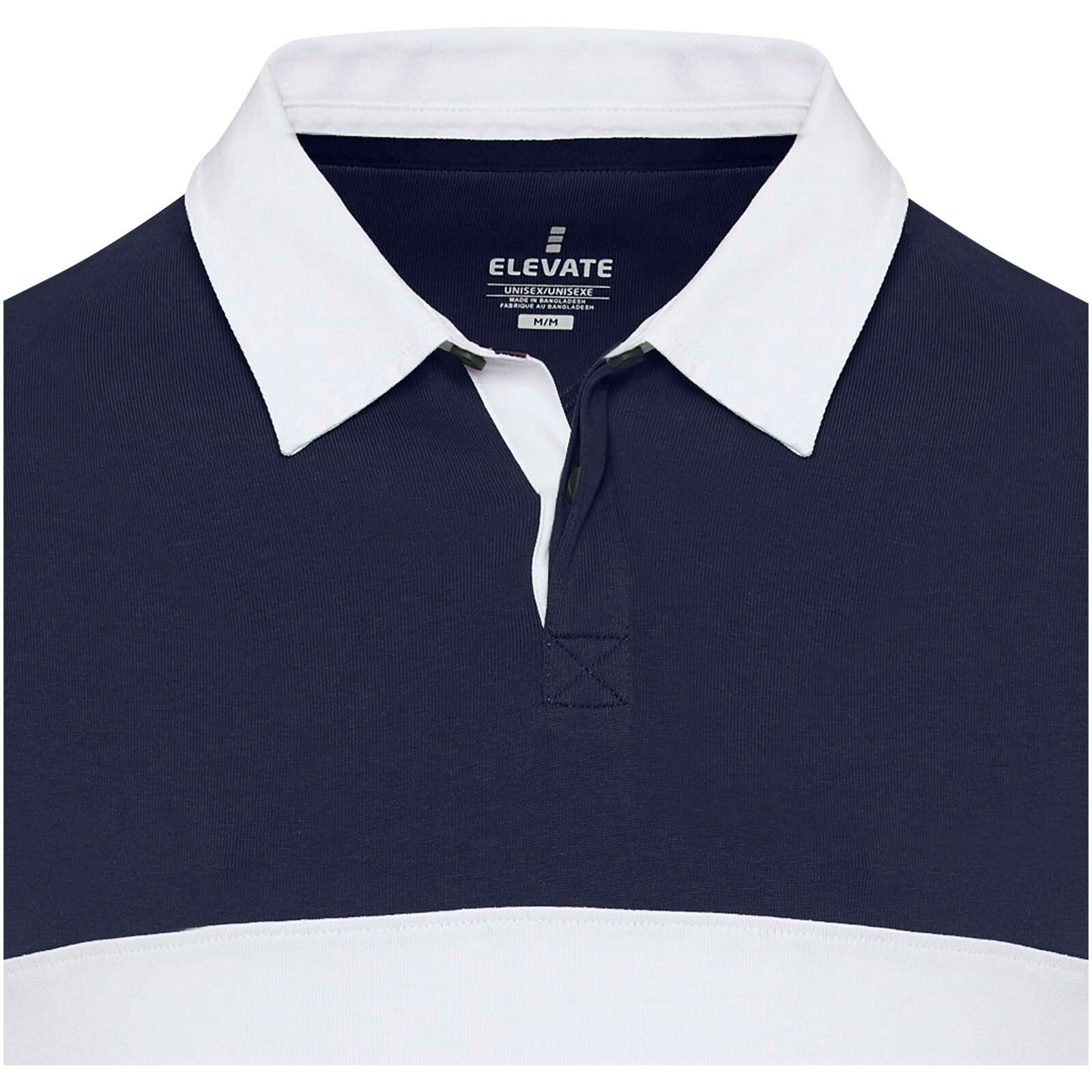 Clyde Rugby Polo Sweatshirt  - navy -  weiss - S-683