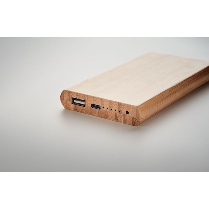 Powerbank mit Ladestation ARENA C - holz-407