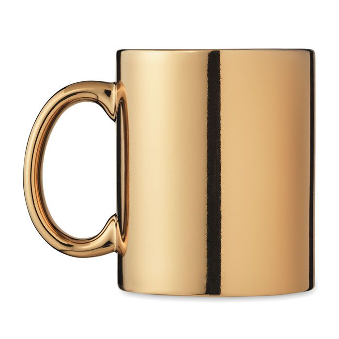 Keramikbecher metallic 300 ml HOLLY - golden-18