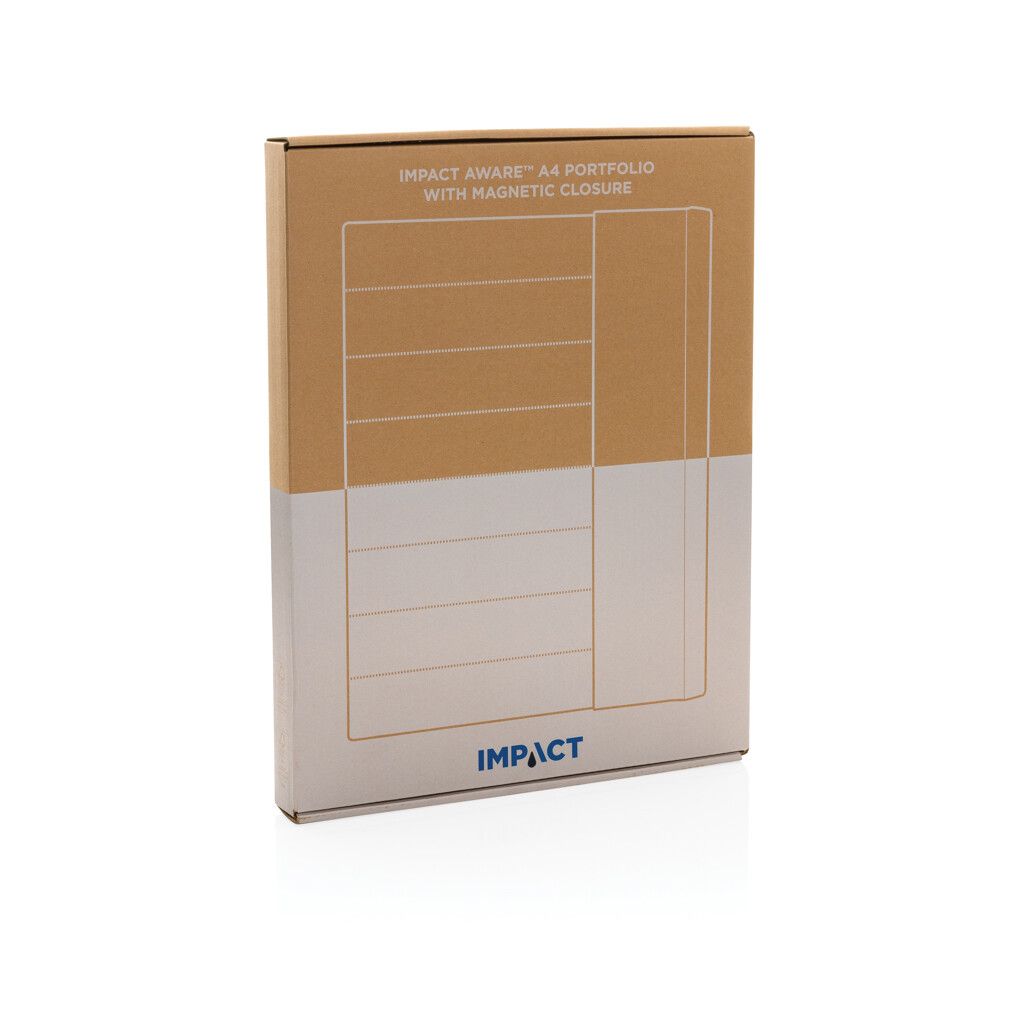 Impact Aware™ A4 Portfolio mit Magnetverschluss - schwarz-796