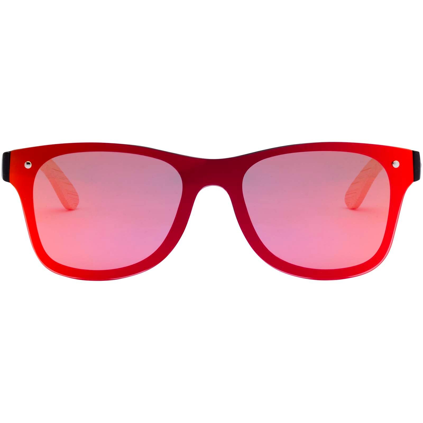 Tan Sonnenbrille mit Bambusbügeln - gelb-195