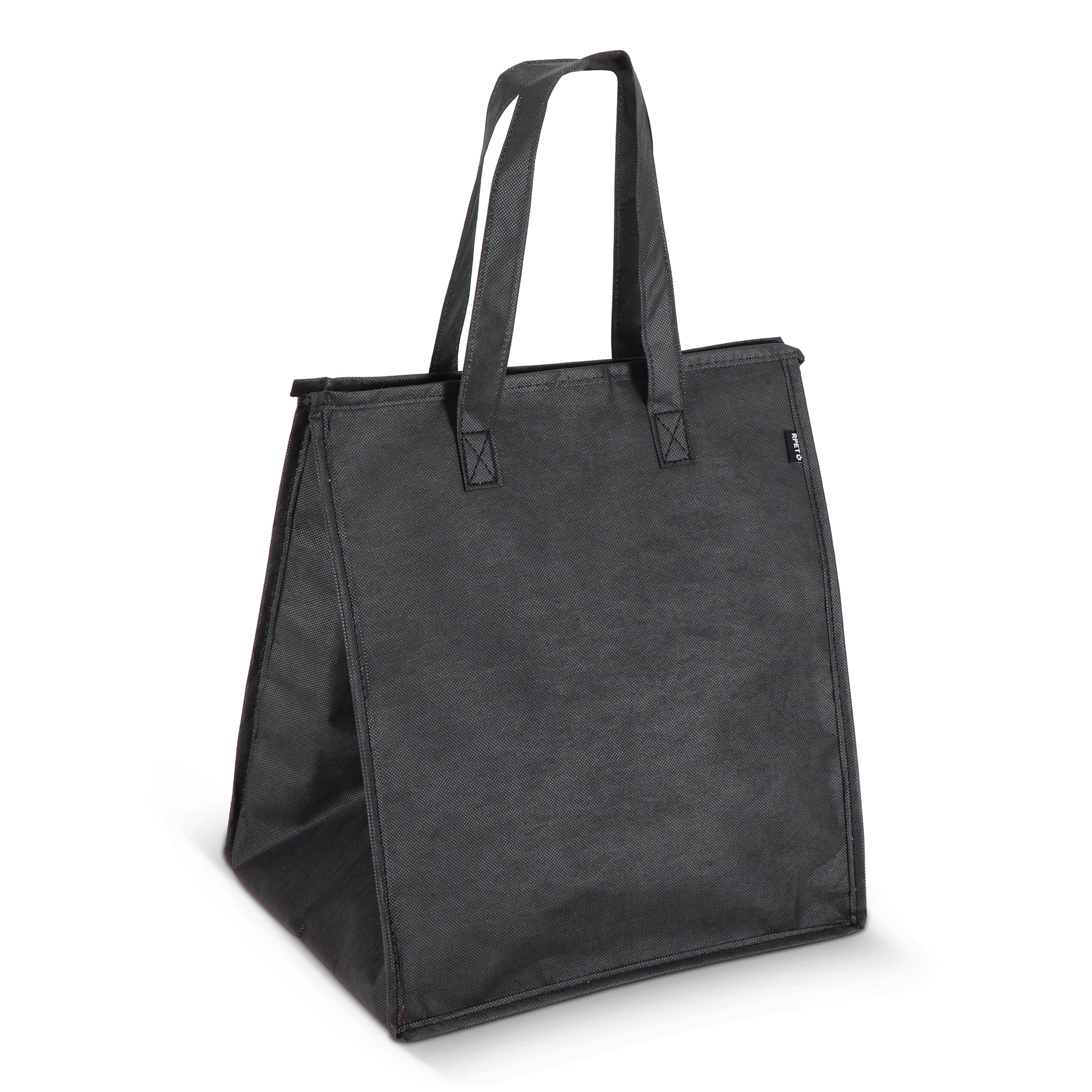 R-PET Kühltasche Non Woven 33x 25,5 x 37cm 75g/m² - schwarz-746