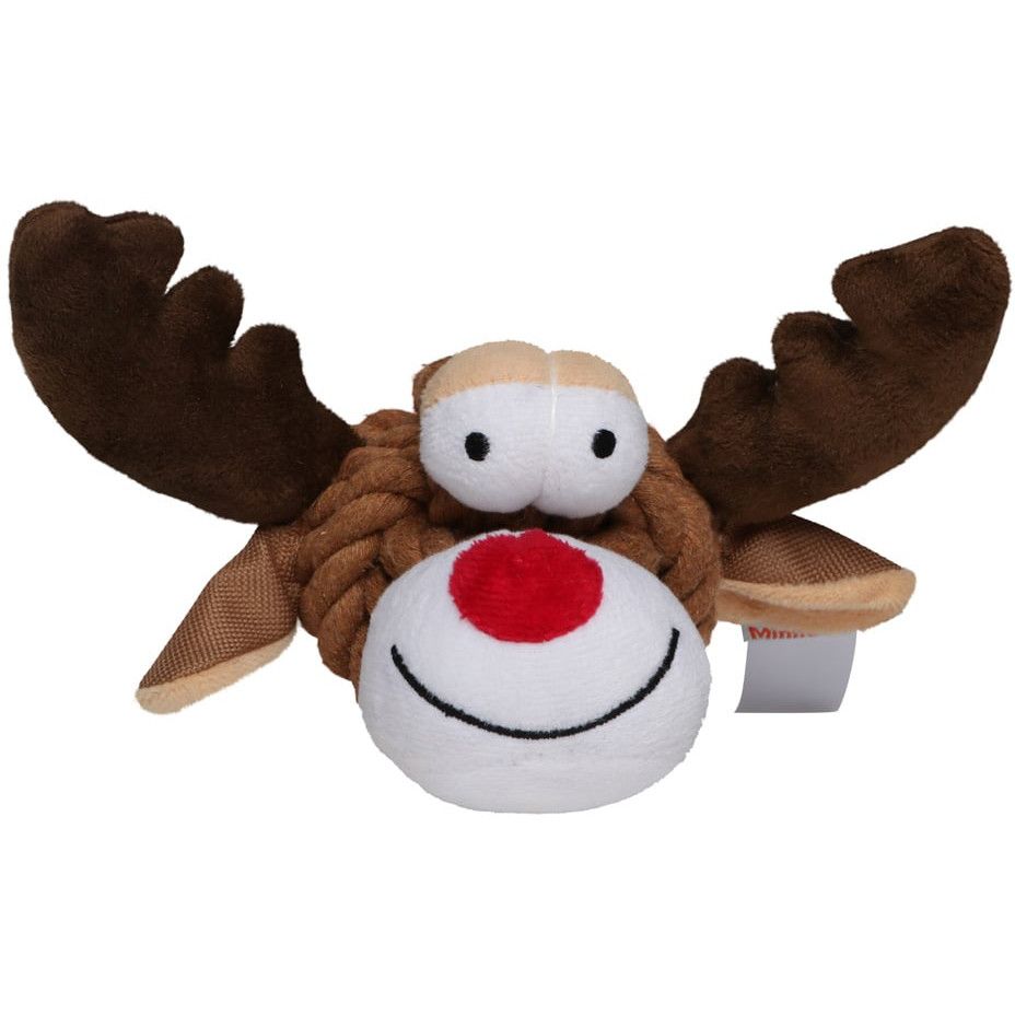 MiniFeet® Hundespielzeug Knotentier Elch - bunt-292