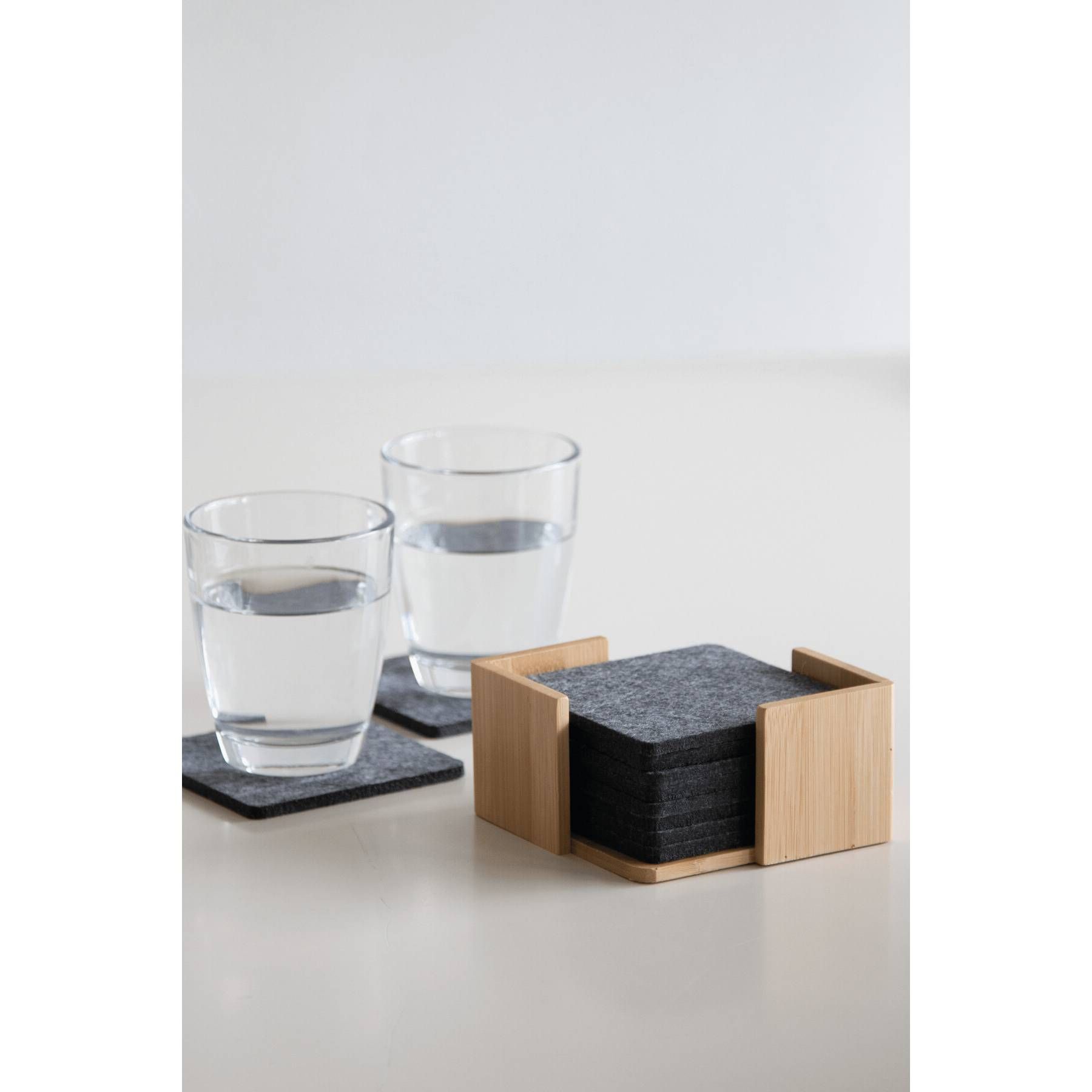 Filzuntersetzer ECO BASE - braun - grau-687