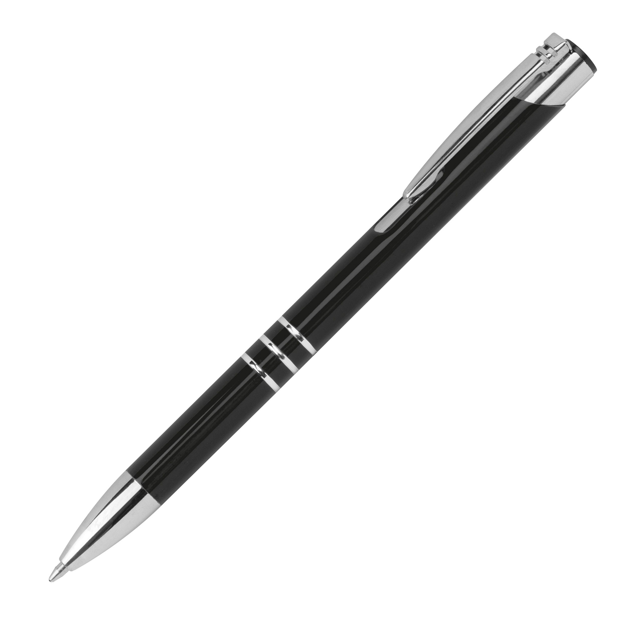 Schreibset bestehend aus einem Kugelschreiber und einem Rollerball - schwarz-386